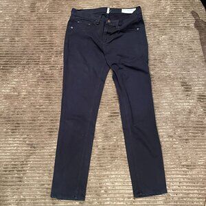 Rag & Bone High Rise Skinny in Black Plush-Size 28 (US 6)